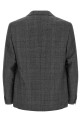 Square flannel dress Gray