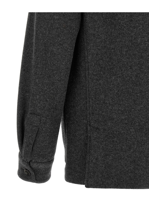 Jersey overshirt Gray