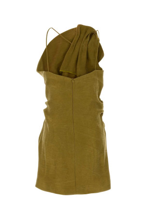 Sage green silk mini dress Green MAGDA BUTRYM (111926)