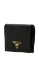 Black leather wallet Black PRADA (1MV204QWA)