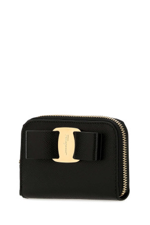 Black leather wallet Black SALVATORE FERRAGAMO (22D288725290)