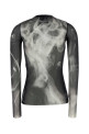 Printed tulle top Blue JEAN PAUL GAULTIER (2604WTO557M031P000)