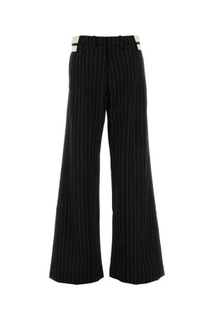 Шерстяные брюки с вышивкой JEAN PAUL GAULTIER (2604WTR178C074)