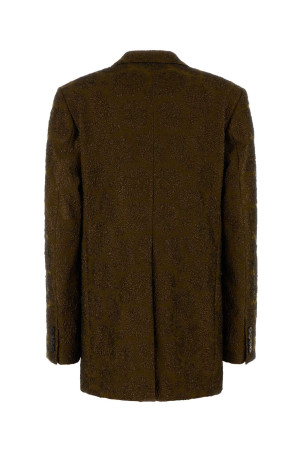 Bronze jacquard blazer DRIES VAN NOTEN (2620104024074)