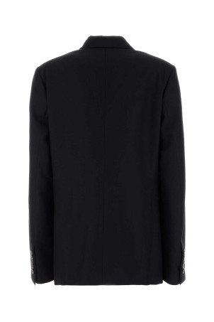 Embroidered wool Barrysta blazer Blue DRIES VAN NOTEN (2620104194193)
