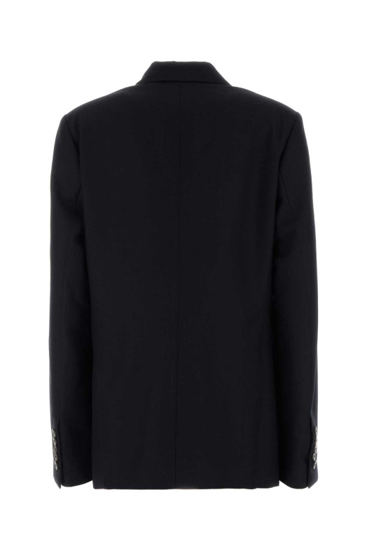 Embroidered wool Barrysta blazer Blue DRIES VAN NOTEN (2620104194193)