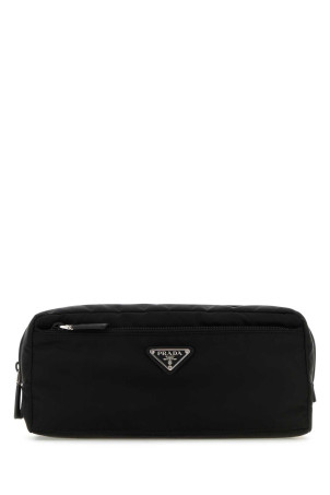 Чорна косметичка з матеріалу Re-Nylon, чорна PRADA (2NA0302DMH)