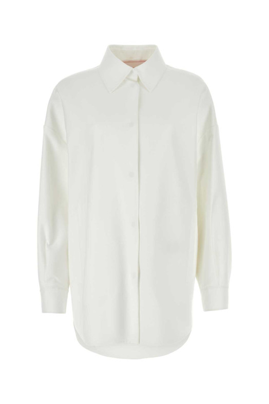 White cotton blend oversize shirt VALENTINO GARAVANI (4B0CI0R175Y)