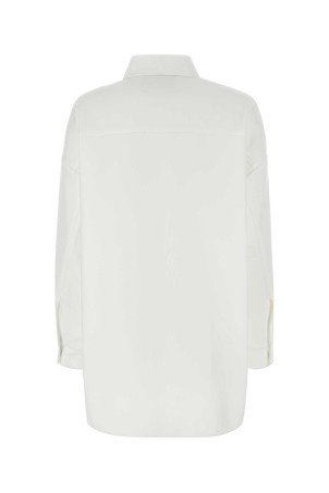 White cotton blend oversize shirt VALENTINO GARAVANI (4B0CI0R175Y)