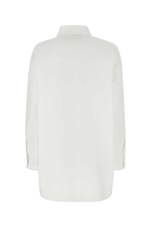 White cotton blend oversize shirt VALENTINO GARAVANI (4B0CI0R175Y)