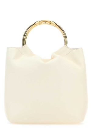 Ivory leather bucket bag White VALENTINO GARAVANI (4W2B0N18TLJ)