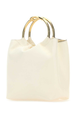 Ivory leather bucket bag White VALENTINO GARAVANI (4W2B0N18TLJ)
