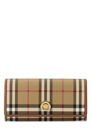 Printed canvas wallet BURBERRY (8109799)