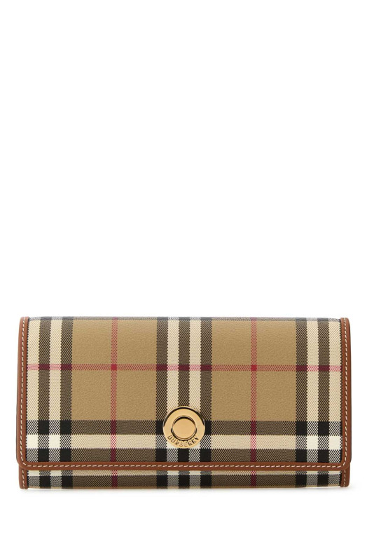 Printed canvas wallet BURBERRY (8109799)