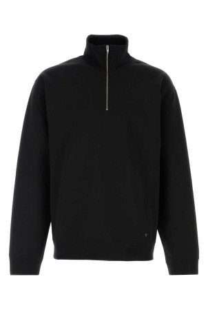 Black cotton blend sweatshirt Black VALENTINO GARAVANI (9V0MF30PBHH)