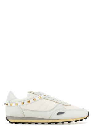 White leather and nylon Stand Up sneakers VALENTINO GARAVANI (9Y0S0O23ZDL)