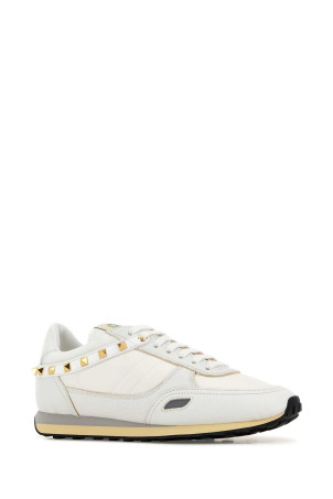White leather and nylon Stand Up sneakers VALENTINO GARAVANI (9Y0S0O23ZDL)