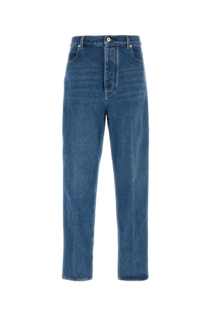 DENIM CON GAMBA MORBIDA E DETTAGLIO IN PELLE SUL B BOTTEGA VENETA (A00559V69P0)