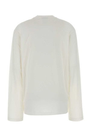 White cotton oversize t-shirt GUCCI (A0097VXJH3Z)