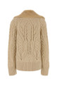 Sand wool cardigan ERMANNO SCERVINO (D495D305SHQTK)