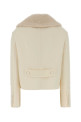 Ivory wool coat ERMANNO SCERVINO (D496I311SHZBG)