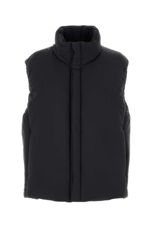 Black nylon sleeveless jacket HERNO LAMINAR (GI00233UL12853)