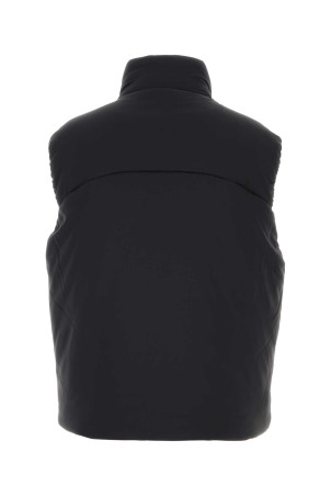 Black nylon sleeveless jacket HERNO LAMINAR (GI00233UL12853)