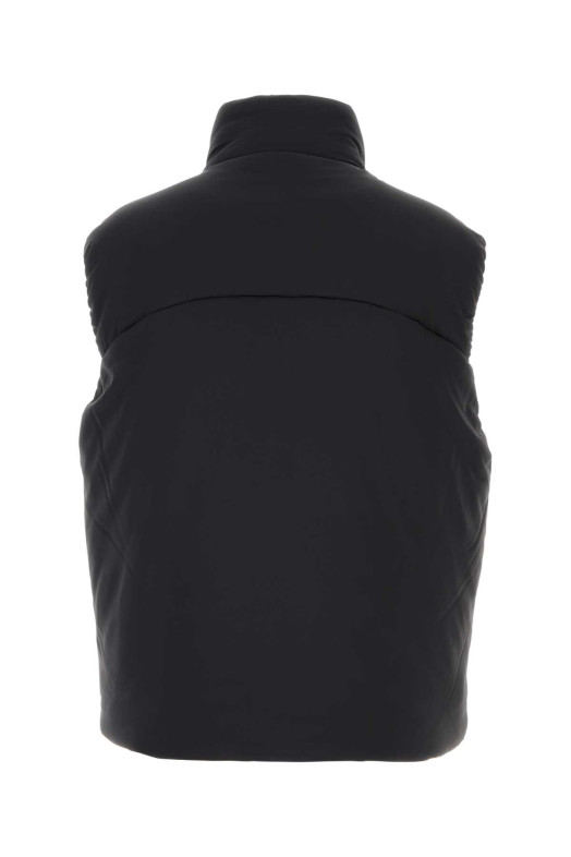 Black nylon sleeveless jacket HERNO LAMINAR (GI00233UL12853)
