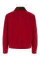 Red denim jacket AMI (HJK922DE0132)