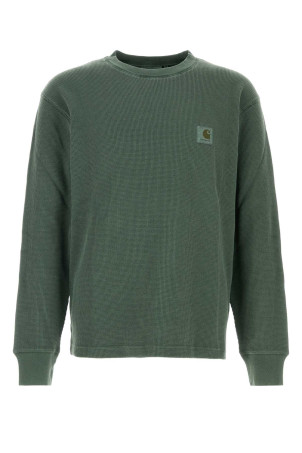 Green cotton L/S Vista Waffle T-shirt CARHARTT WIP (I035304)