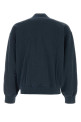 Темно-синяя хлопковая куртка-бомбер с длинными рукавами CARHARTT WIP (I036864)