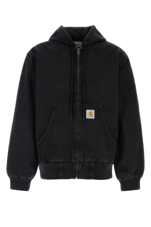 Куртка из чёрного денима OG Active Jacket CARHARTT WIP (I037581)
