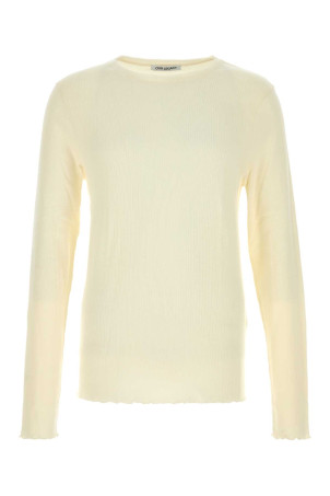 Cream cotton blend t-shirt OUR LEGACY (M4266ECR)