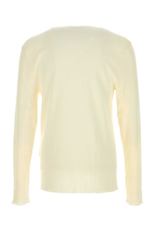 Cream cotton blend t-shirt OUR LEGACY (M4266ECR)
