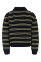 Embroidered wool blend cardigan Blue MIU MIU (MMF04ASOOO6300)