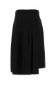 Black gabardine Origami skirt OUR LEGACY (W4264OCB)