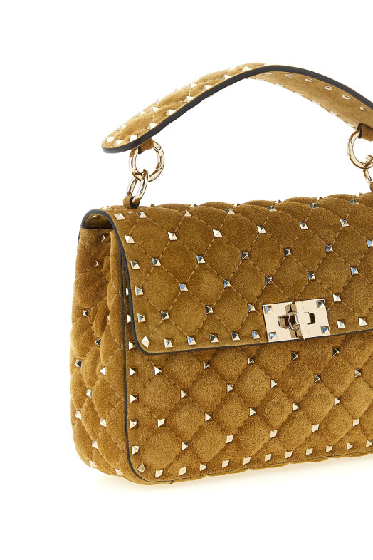 Valentino G. 'Rockstud Spike' medium shoulder bag Yellow