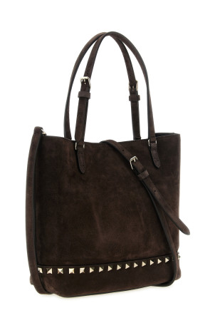 Valentino Garavani «Rockstud» — невелика сумка для покупок, коричнева W2B0T75KQQ0TO