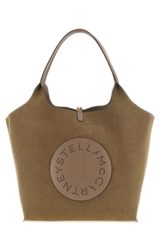 Logo reversible shopping bag Gray
