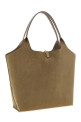 Logo reversible shopping bag Gray