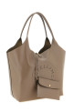 Logo reversible shopping bag Gray