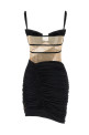 'Drapped Mini Dress' dress Black