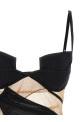 'Drapped Mini Dress' dress Black