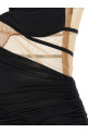 'Drapped Mini Dress' dress Black
