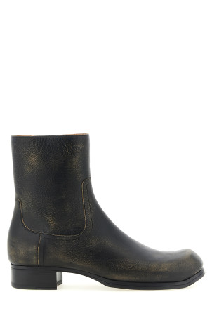 Ретро шкіряні ботильйони, чорні MAISON MARGIELA S97WU0100P7880HA247