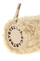 Shearling clutch Beige