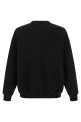 Distressed detail sweatshirt Black