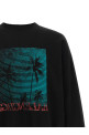 Distressed detail sweatshirt Black