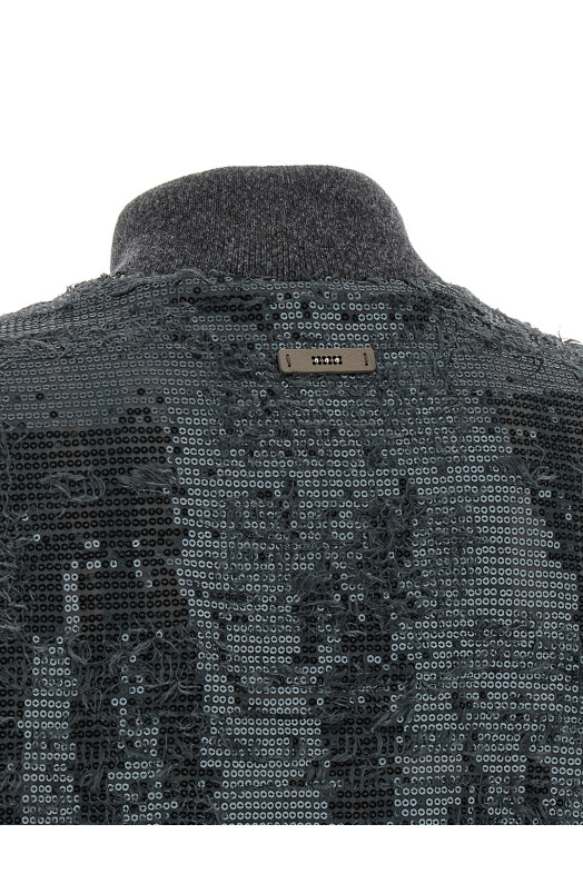 Sequin vest Gray