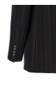Pinstripe flannel blazer Blue
